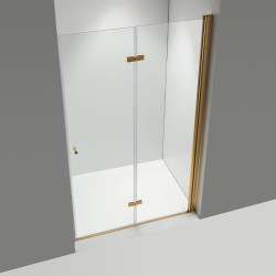 DRZWI PRYSZNICOWE SH01C ZŁOTE 100 CM SH01C-GL-100