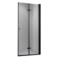 DRZWI PRYSZNICOWE SH01B CZARNE 90 CM 6 MM SH01B-BL-90