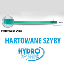 DRZWI PRYSZNICOWE SH01A CHROM 80 CM 6 MM SH01A-80