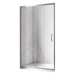 DRZWI PRYSZNICOWE KZ14D CHROM 125-130 CM 6 MM KZ14D-130