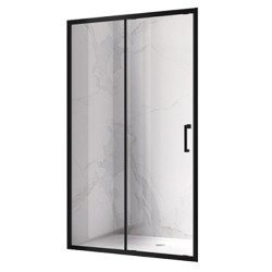 DRZWI PRYSZNICOWE KZ14A CZARNE 95-100 CM 6 MM KZ14A-BL-100