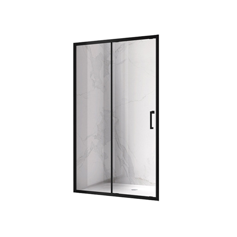 DRZWI PRYSZNICOWE KZ14A CZARNE 95-100 CM 6 MM KZ14A-BL-100
