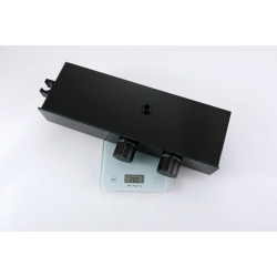 Bateria prysznicowa natynkowa F10BL LCD czarna F10-BL