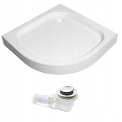 BRODZIK PRYSZNICOWY PÓŁOKRĄGŁY WYSOKI SXL01C BIAŁY 100x100 CM SXL01C-WH-100