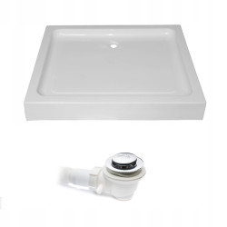 BRODZIK PRYSZNICOWY PROSTOKĄTNY WYSOKI SXL04C BIAŁY 120x90 CM SXL04C-WH-120X90