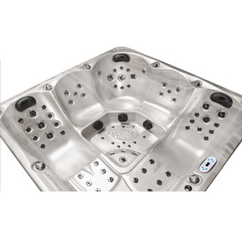 JACUZZI OGRODOWE WANNA SPA741 200x200 CAPPUCINO OBUDOWA KAWA