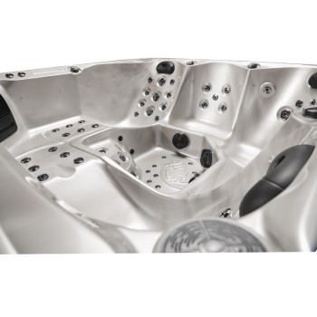 JACUZZI OGRODOWE WANNA SPA741 200x200 CAPPUCINO OBUDOWA KAWA