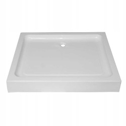 BRODZIK PRYSZNICOWY PROSTOKĄTNY WYSOKI SXL03C BIAŁY 100x80 CM SXL03C-WH-100X80