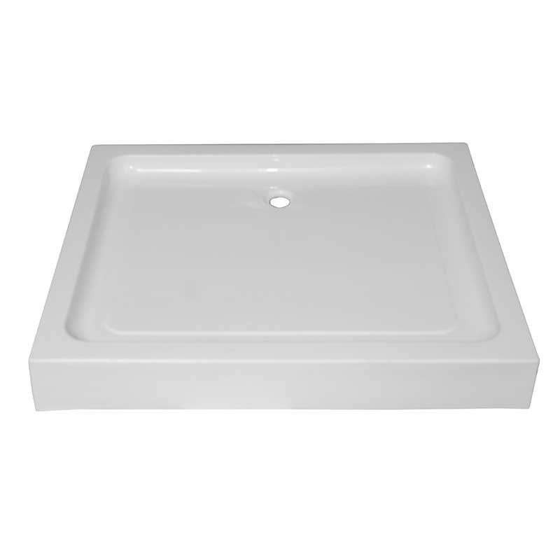 BRODZIK PRYSZNICOWY PROSTOKĄTNY WYSOKI SXL03C BIAŁY 100x80 CM SXL03C-WH-100X80