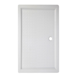 BRODZIK PRYSZNICOWY PROSTOKĄTNY WYSOKI SXL03C BIAŁY 100x80 CM SXL03C-WH-100X80