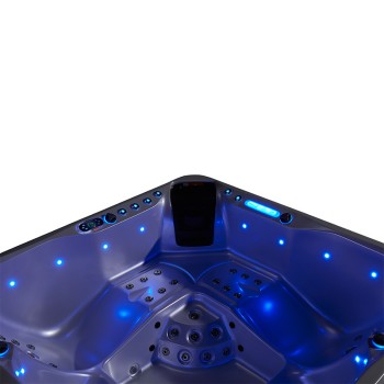 JACUZZI OGRODOWE WANNA SPA741 200x200 CAPPUCINO OBUDOWA KAWA