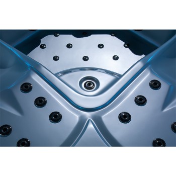 JACUZZI OGRODOWE WANNA SPA741 200x200 CAPPUCINO OBUDOWA KAWA