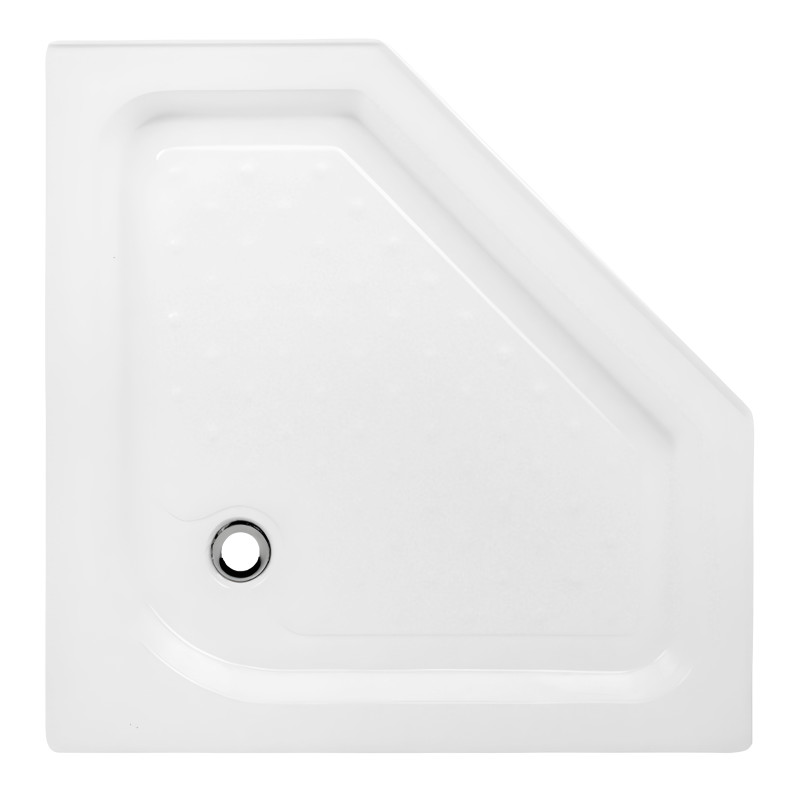 BRODZIK PRYSZNICOWY PIĘCIOKĄTNY WYSOKI SXL07B BIAŁY 90x90 CM SXL07B-WH-90