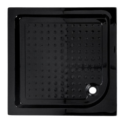 BRODZIK PRYSZNICOWY KWADRATOWY WYSOKI SXL02A CZARNY 80x80 CM SXL02A-BL-80