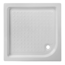 BRODZIK PRYSZNICOWY KWADRATOWY WYSOKI SXL02A BIAŁY 80x80 CM SXL02A-WH-80