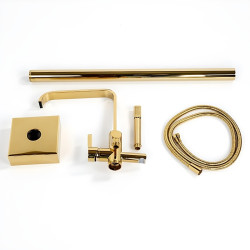 BATERIA ŁAZIENKOWA WOLNOSTOJĄCA F2036C ZŁOTA F2036C-GL