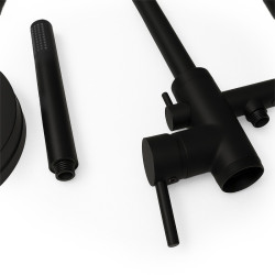 BATERIA ŁAZIENKOWA WOLNOSTOJĄCA F2012B CZARNA F2012B-BL