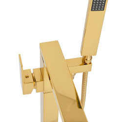 BATERIA WANNOWA WOLNOSTOJĄCA ŁAZIENKOWA PODŁOGOWA STOJĄCA ZŁOTA F1532C-GL