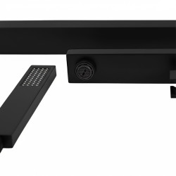 BATERIA WANNOWA WOLNOSTOJĄCA PODŁOGOWA ŁAZIENKOWA STOJĄCA CZARNA F1532B-BL