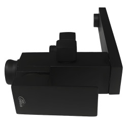 BATERIA WANNOWA WOLNOSTOJĄCA PODŁOGOWA ŁAZIENKOWA STOJĄCA CZARNA F1532B-BL