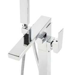 BATERIA WANNOWA WOLNOSTOJĄCA ŁAZIENKOWA PODŁOGOWA STOJĄCA CHROM F1532A