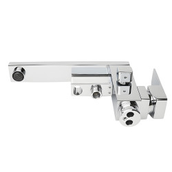 BATERIA WANNOWA WOLNOSTOJĄCA ŁAZIENKOWA PODŁOGOWA STOJĄCA CHROM F1532A