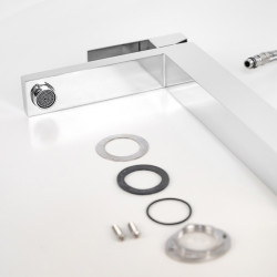 BATERIA ŁAZIENKOWA UMYWALKOWA F211HA CHROM F211HA