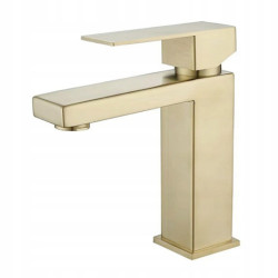 BATERIA ŁAZIENKOWA UMYWALKOWA F211C ZŁOTA F211C-GL