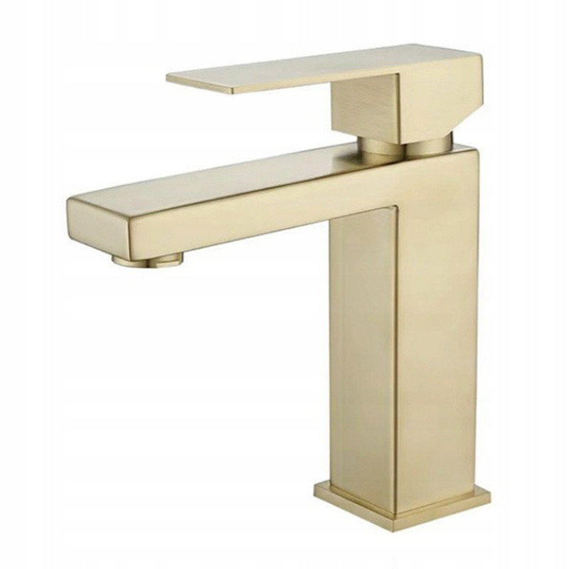 BATERIA ŁAZIENKOWA UMYWALKOWA F211C ZŁOTA F211C-GL