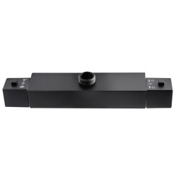BATERIA PRYSZNICOWA Z TERMOSTATEM ŚCIENNA ŁAZIENKOWA T207B-BL CZARNA T207B-BL