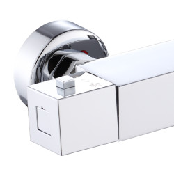 BATERIA PRYSZNICOWA Z TERMOSTATEM ŚCIENNA ŁAZIENKOWA T207A CHROM T207A