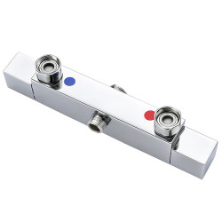 BATERIA PRYSZNICOWA Z TERMOSTATEM ŚCIENNA ŁAZIENKOWA T207A CHROM T207A