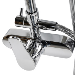 BATERIA ŁAZIENKOWA PRYSZNICOWA T206A CHROM T206A