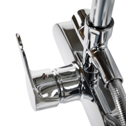 BATERIA ŁAZIENKOWA PRYSZNICOWA T206A CHROM T206A