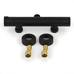 BATERIA ŁAZIENKOWA PRYSZNICOWA T203B CZARNA T203B-BL