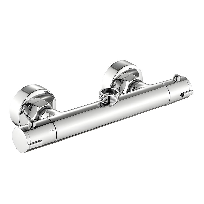 BATERIA PRYSZNICOWA Z TERMOSTATEM ŁAZIENKOWA ŚCIENNA T203A CHROM T203A