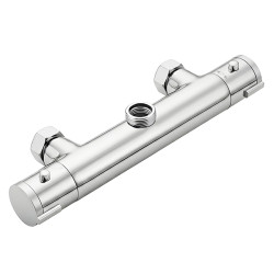 BATERIA PRYSZNICOWA Z TERMOSTATEM ŁAZIENKOWA ŚCIENNA T203A CHROM T203A
