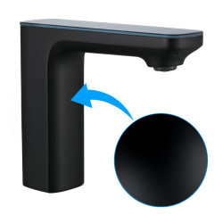 BATERIA ŁAZIENKOWA BEZDOTYKOWA F14-BL CZARNA LCD F14-BL