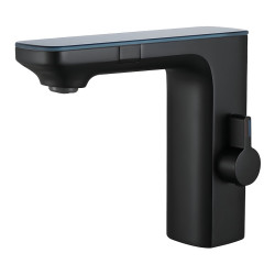 BATERIA ŁAZIENKOWA BEZDOTYKOWA F14-BL CZARNA LCD F14-BL