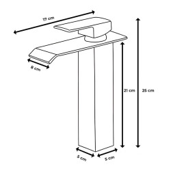 BATERIA UMYWALKOWA ŁAZIENKOWA F303HA CHROM F303HA