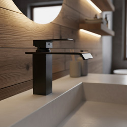 BATERIA UMYWALKOWA ŁAZIENKOWA F303B CZARNA F303B-BL