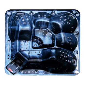 JACUZZI OGRODOWE WANNA SPA741 200x200 czarna fala