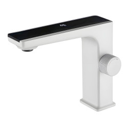 BATERIA UMYWALKOWA ŁAZIENKOWA F11W BIAŁO/CZARNA LCD F11-WH-BL