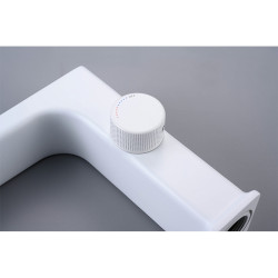 BATERIA UMYWALKOWA ŁAZIENKOWA F11W BIAŁO/CZARNA LCD F11-WH-BL