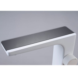 BATERIA UMYWALKOWA ŁAZIENKOWA F11W BIAŁO/CZARNA LCD F11-WH-BL