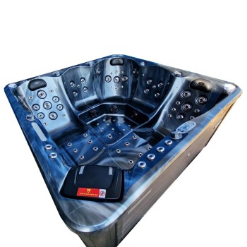 JACUZZI OGRODOWE WANNA SPA741 200x200 czarna fala
