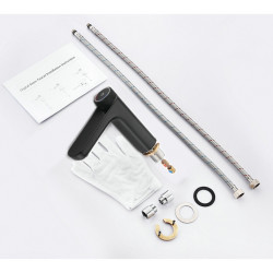 BATERIA UMYWALKOWA ŁAZIENKOWA F06-BL CZARNA LCD F06-BL