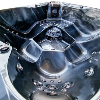 JACUZZI OGRODOWE WANNA SPA741 200x200 czarna fala
