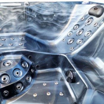 JACUZZI OGRODOWE WANNA SPA741 200x200 czarna fala