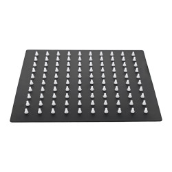 BATERIA PRYSZNICOWA ŁAZIENKOWA Z DESZCZOWNICĄ T15B CZARNA T15B-BL